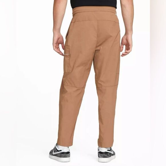 Nike Standard Fit Taper Leg Sneaker Length Pants Brown - Picture 5 of 11